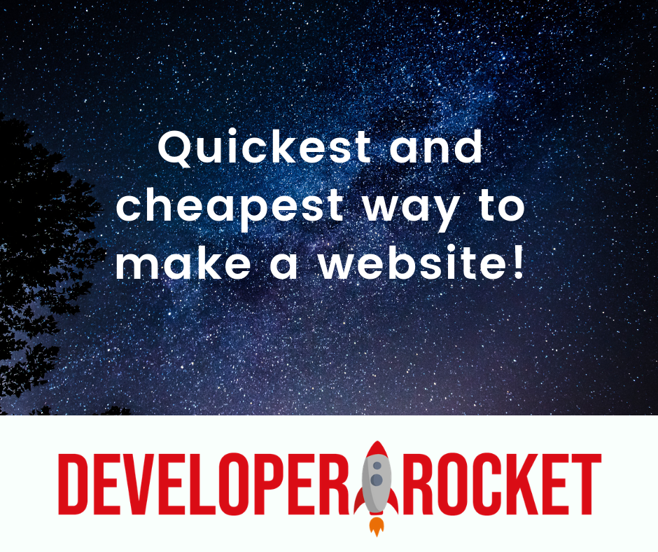 what is the cheapest and quickest way to make a website?