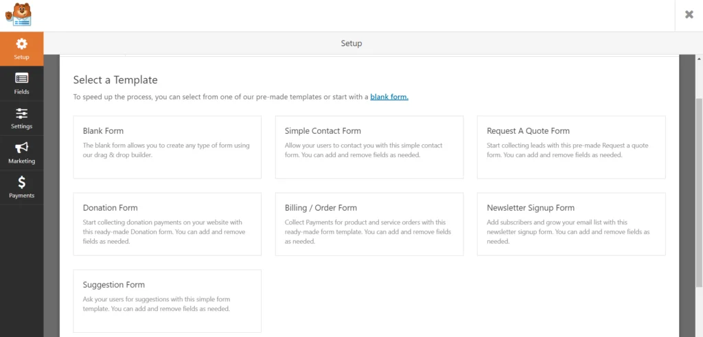 contact form 7 examples and wpforms