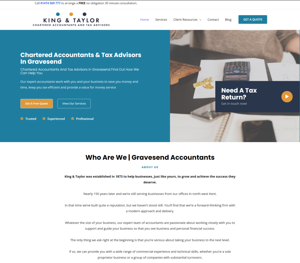 Website for Accountants