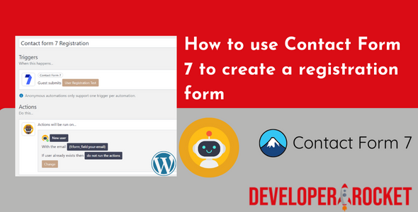 user registration using contact form 7