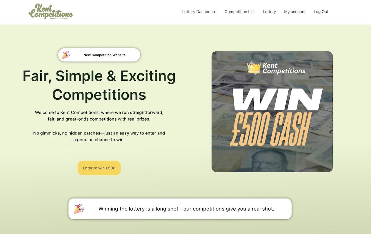 competition website design