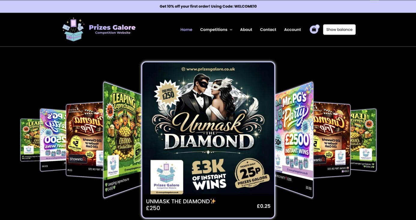 competition website example