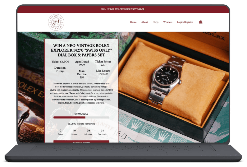 vintage watch competition website